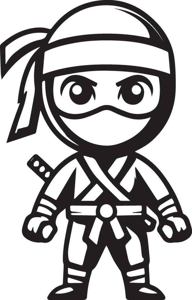 Ninja Assassin Fighter vector