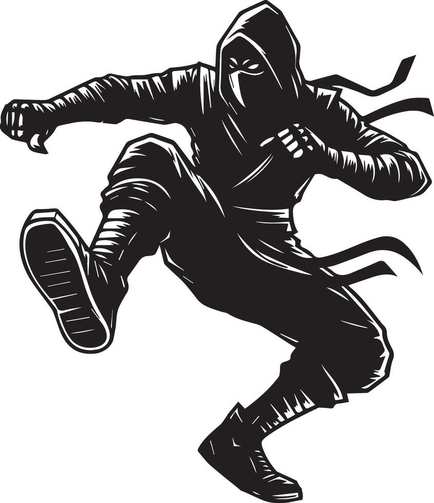 Ninja Assassin Fighter vector