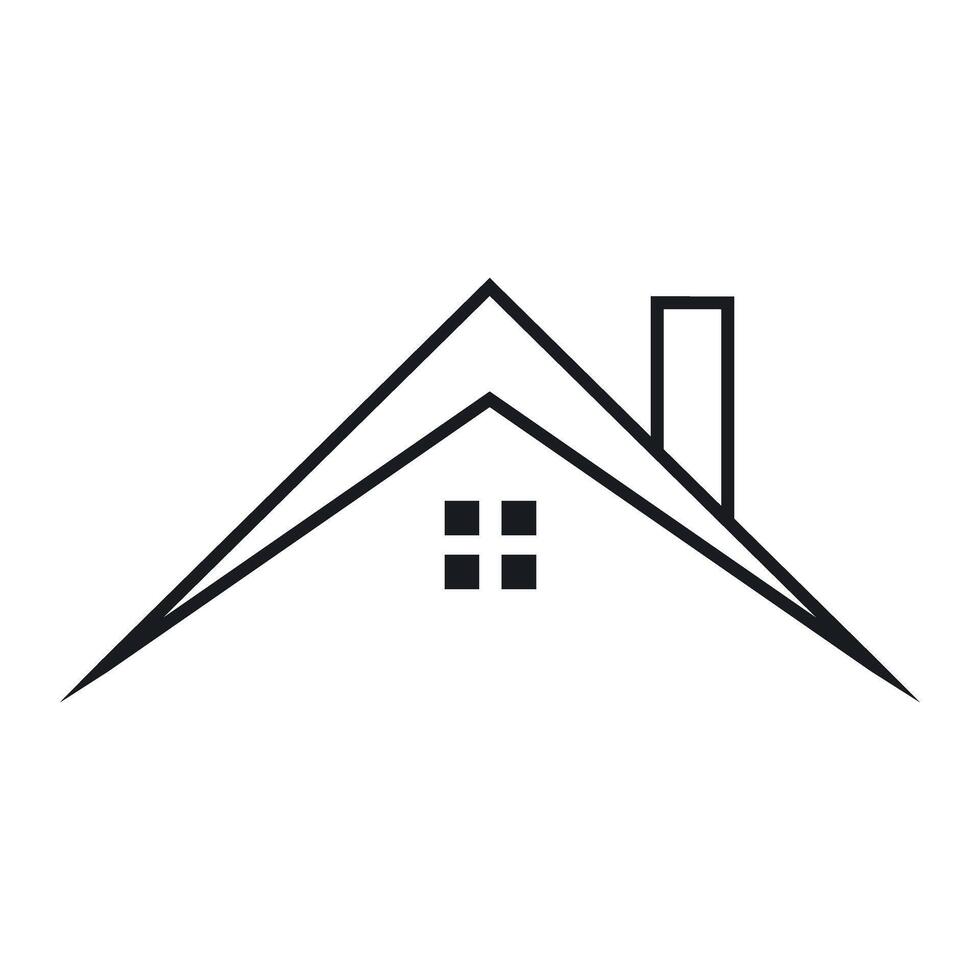 House Roof icon . Roof illustration sign. Housetop symbol. Carpet logo. vector