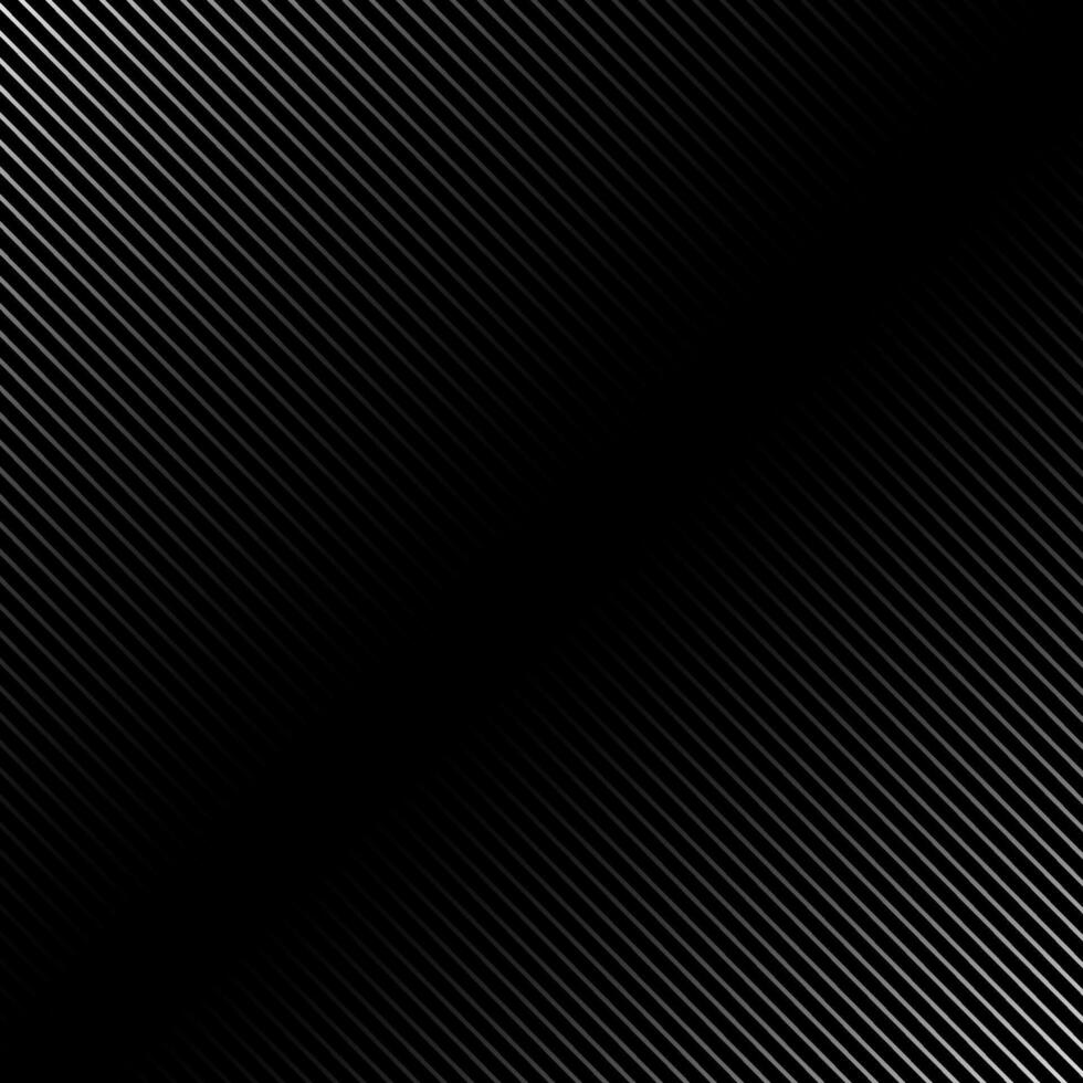 Black abstract background with white thin line pattern vector
