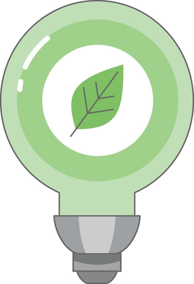Modern green environmental ecology icon vector