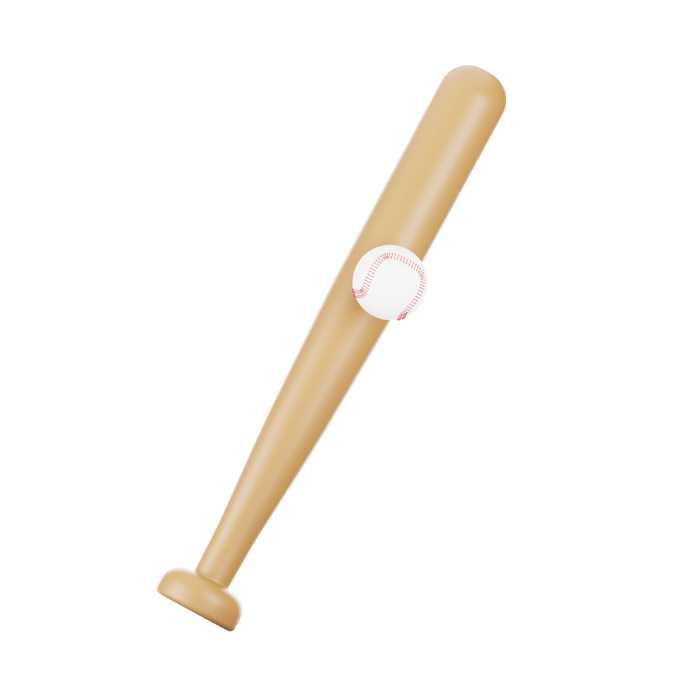 3d rendering baseball icon. 3d sport icon concept png