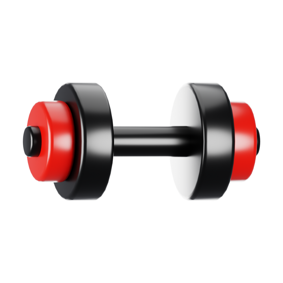 3d rendering fitness icon. 3d sport icon concept png