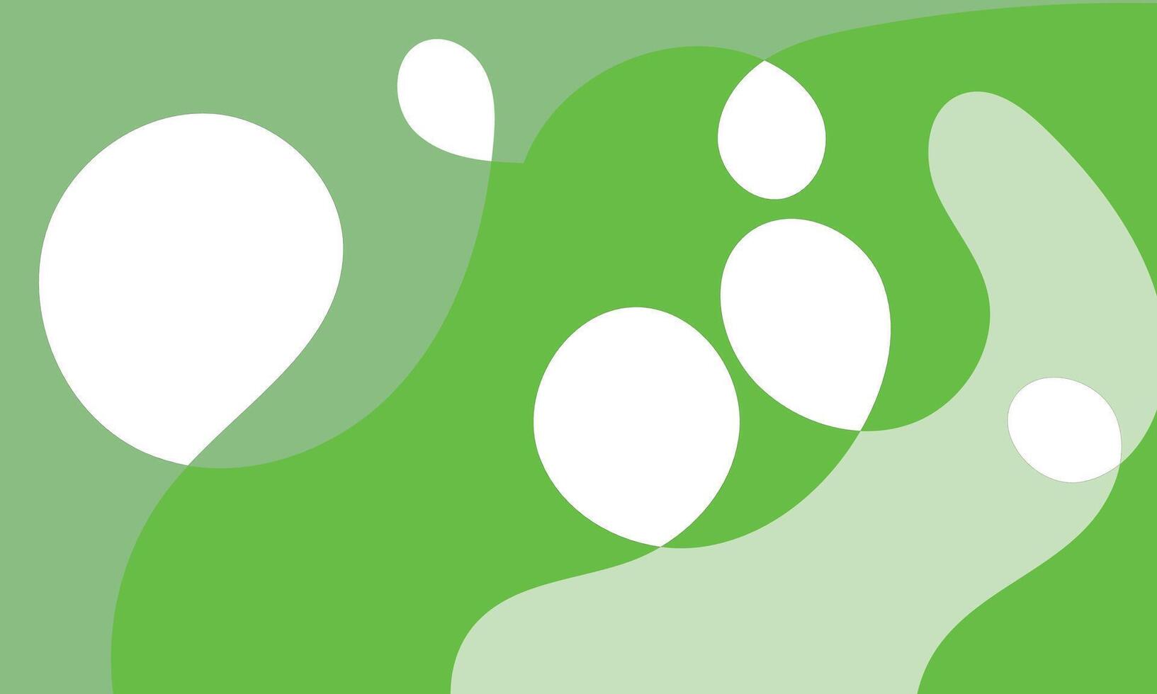Abstract template banner with green color design with liquid shape.modern minimalist design template vector