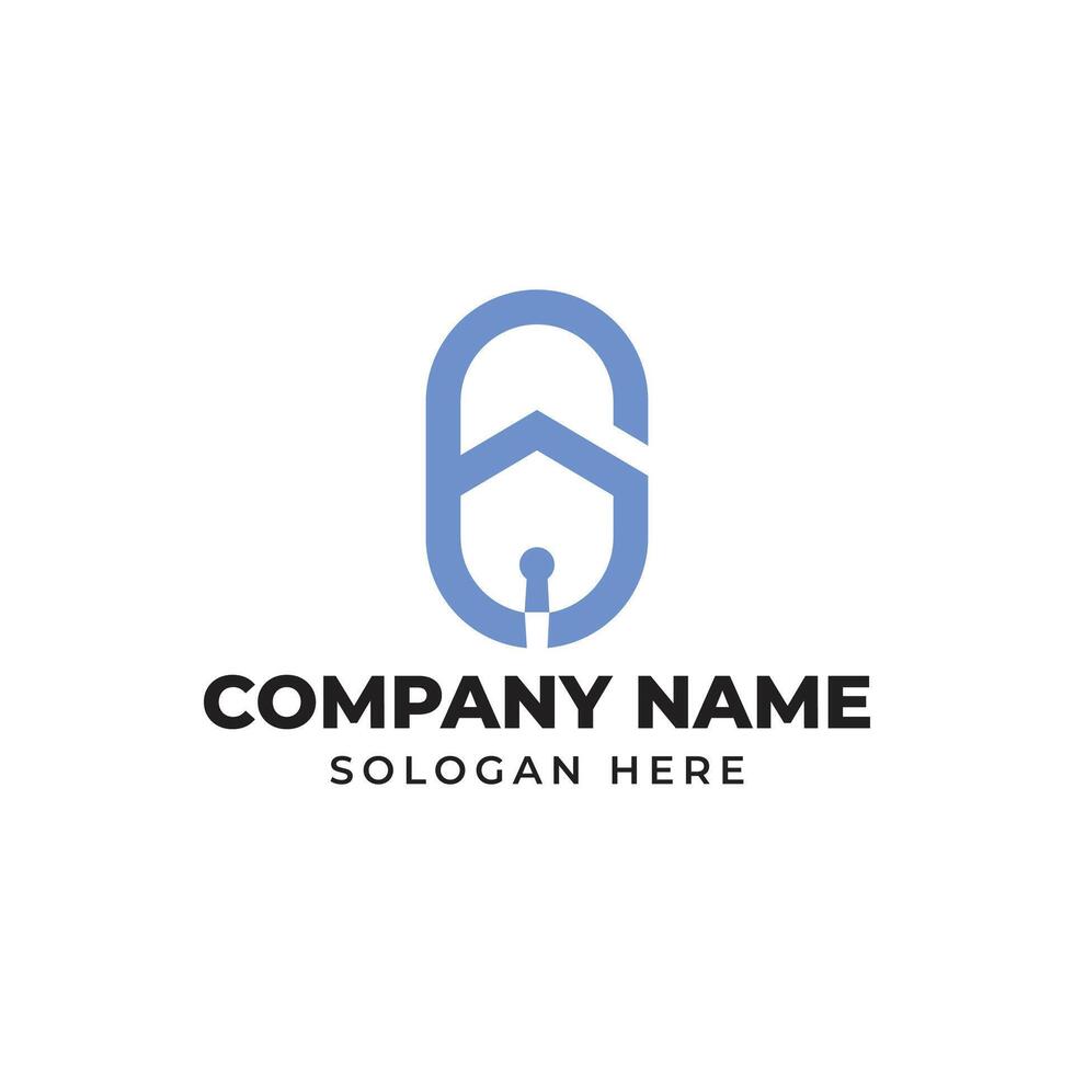 Home Logo Key logo File vector