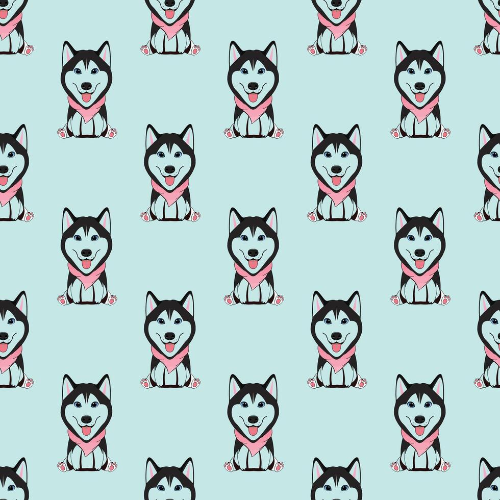 Jack Russell Seamless Pattern Design vector