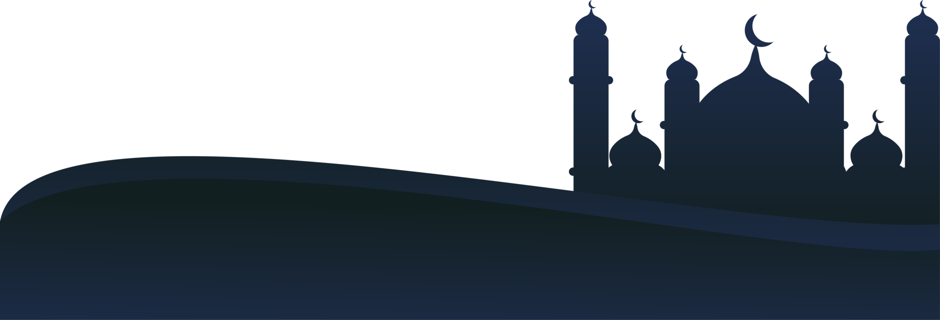 gradient islamic frame png