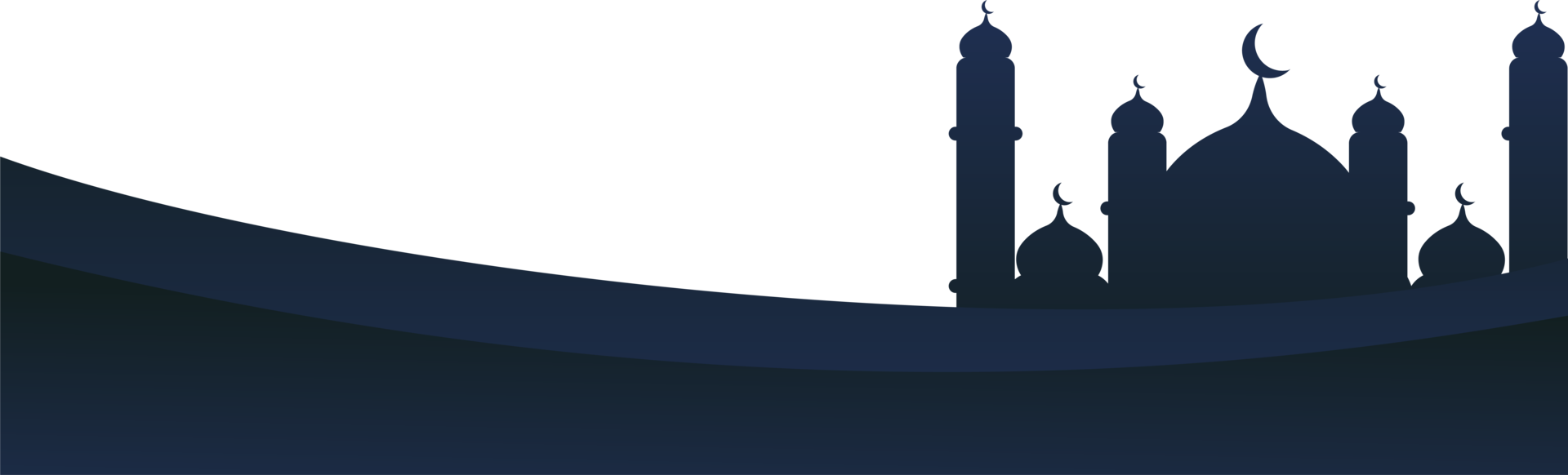 gradient islamic frame png