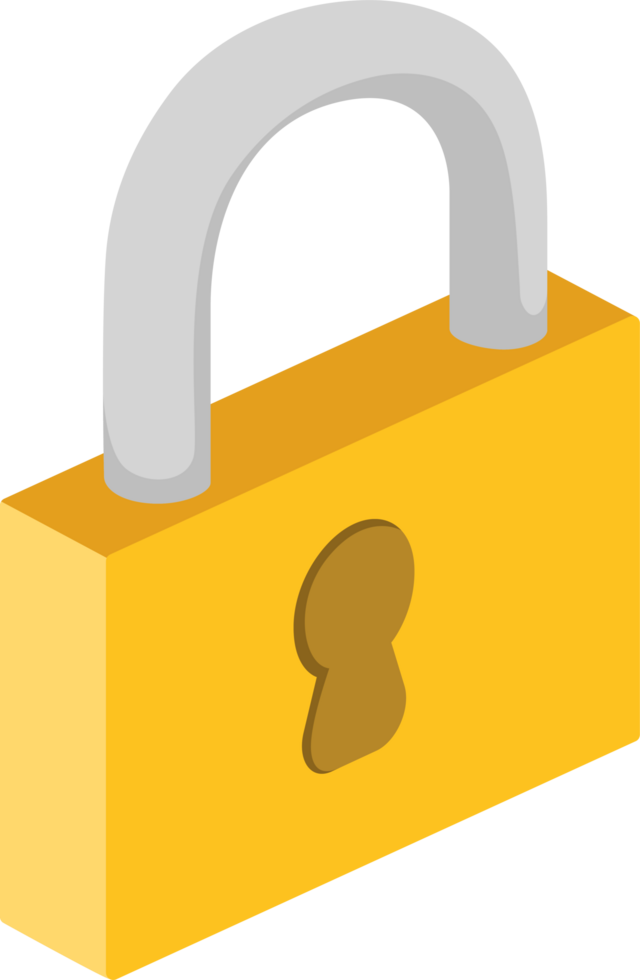 lock safety padlock png