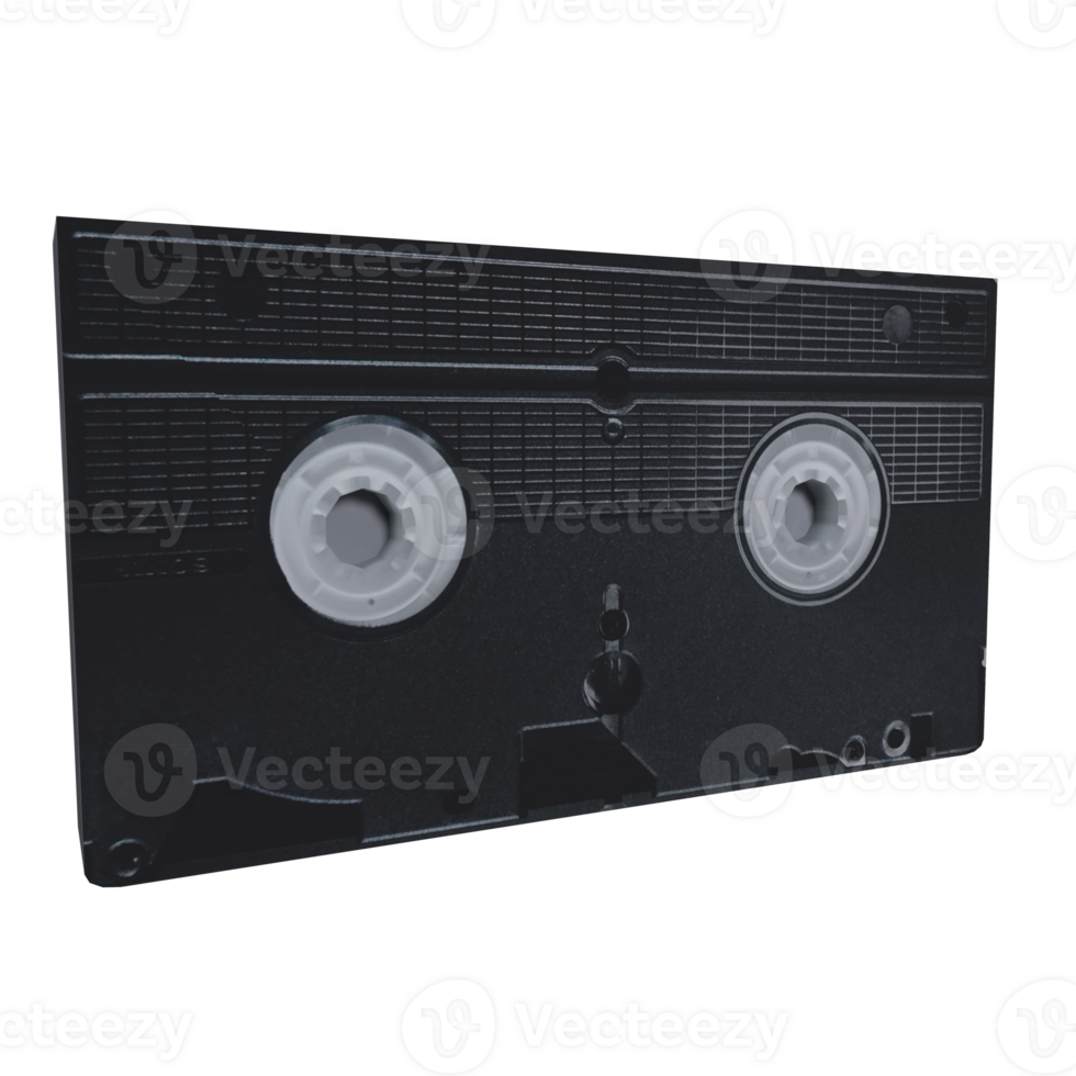Vhs Old Tape isolated on transparent png