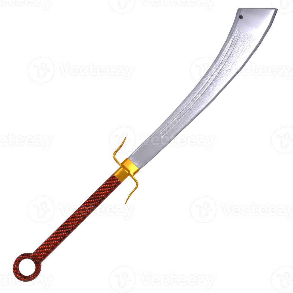 Sword isolated on transparent png