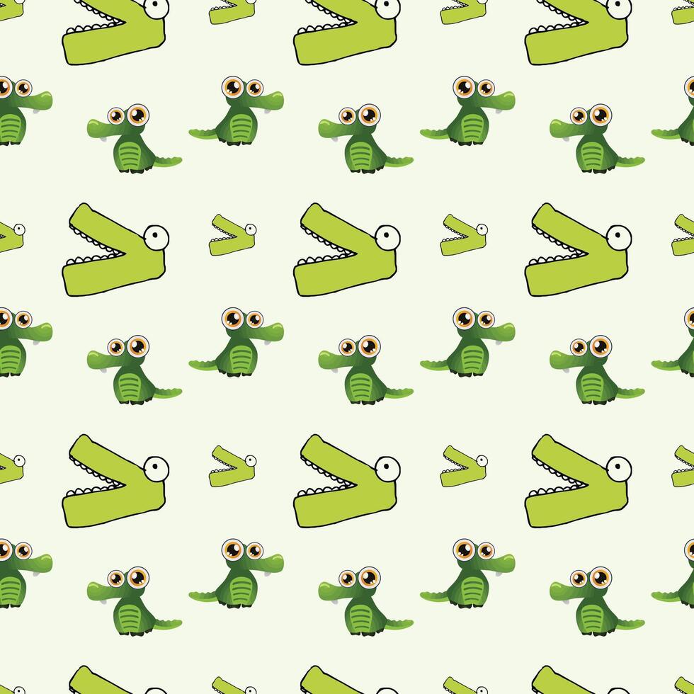 Good Monsters Seamless Pattern Design vector
