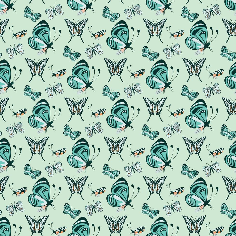 When Katja Dreams At Night Seamless Pattern Design vector