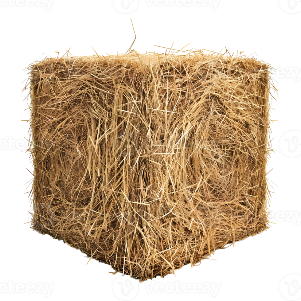 Yellow Hay Stack on Transparent Background png