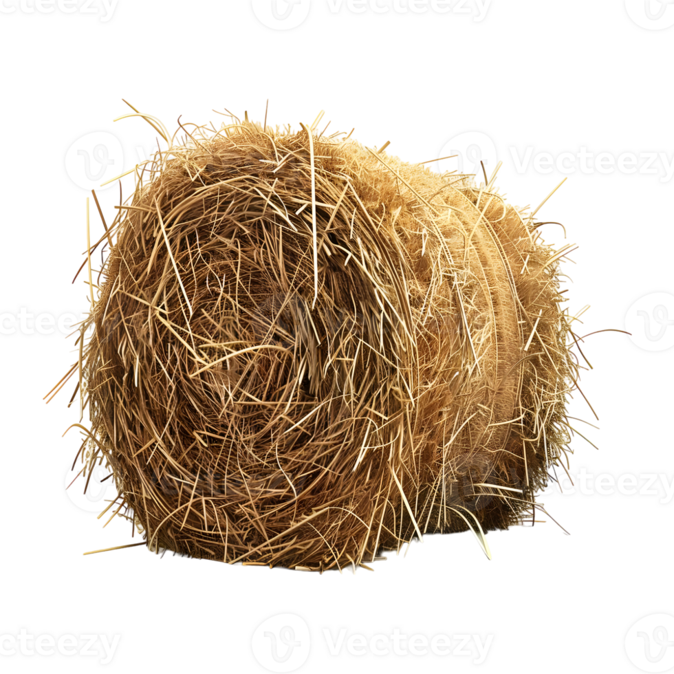 Yellow Hay Stack on Transparent Background png