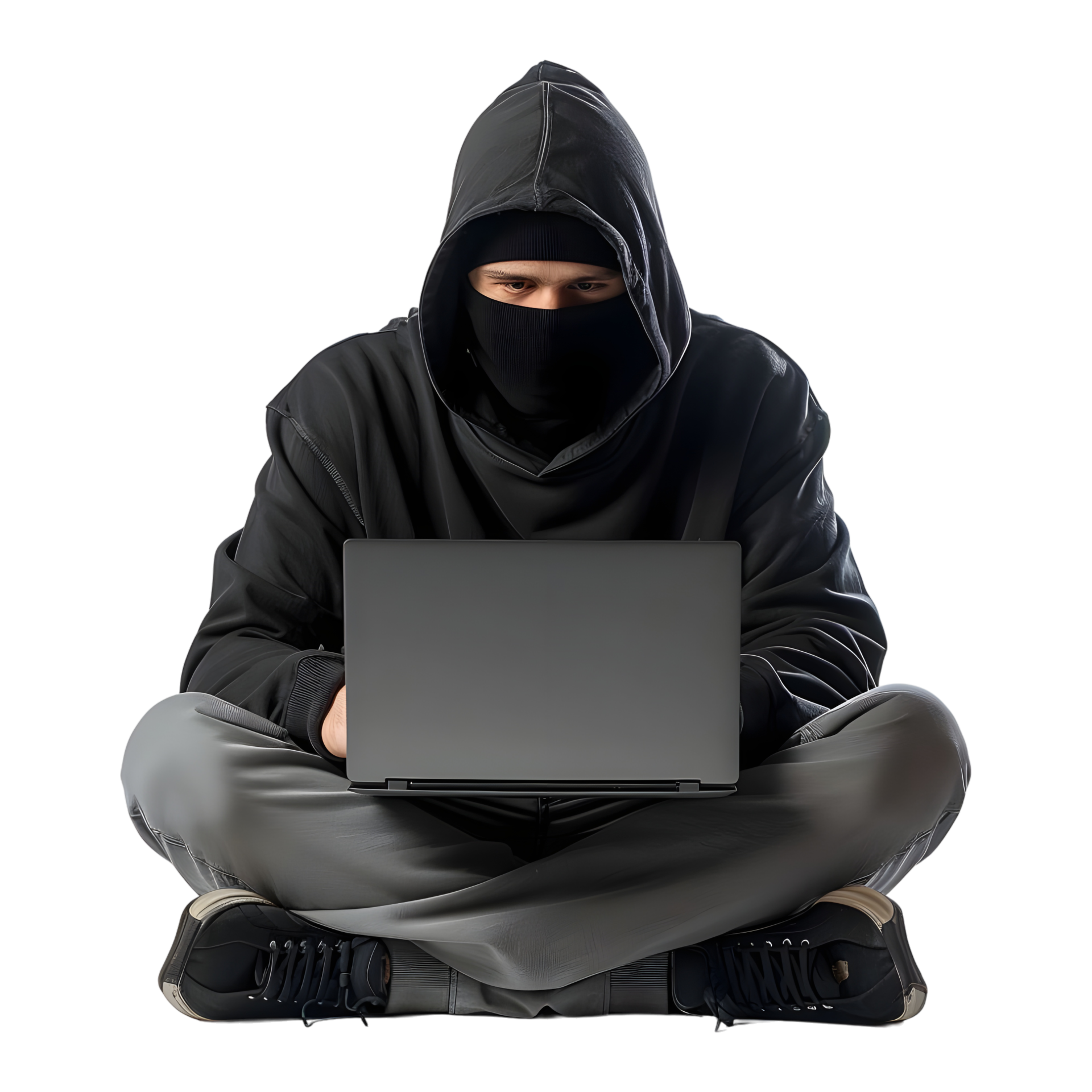 Hacker Working On Laptop On Transparent Background 45902564 Png Hacker Working On Laptop On Transparent Background 45902564 Png