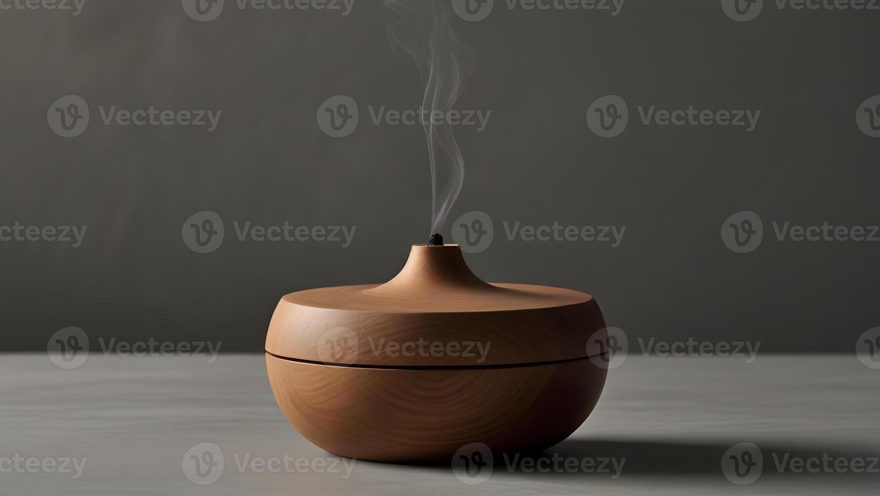 Generated Image incense sticks on a table photo