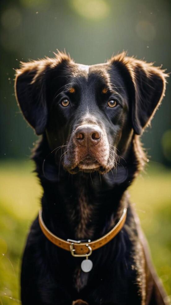 Generated Image portrait of a dog photo
