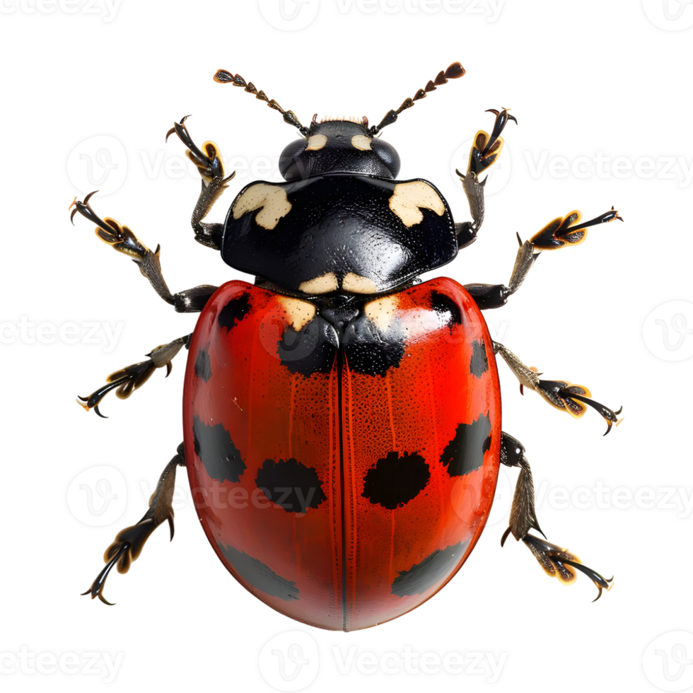 Ladybug on Transparent Background png