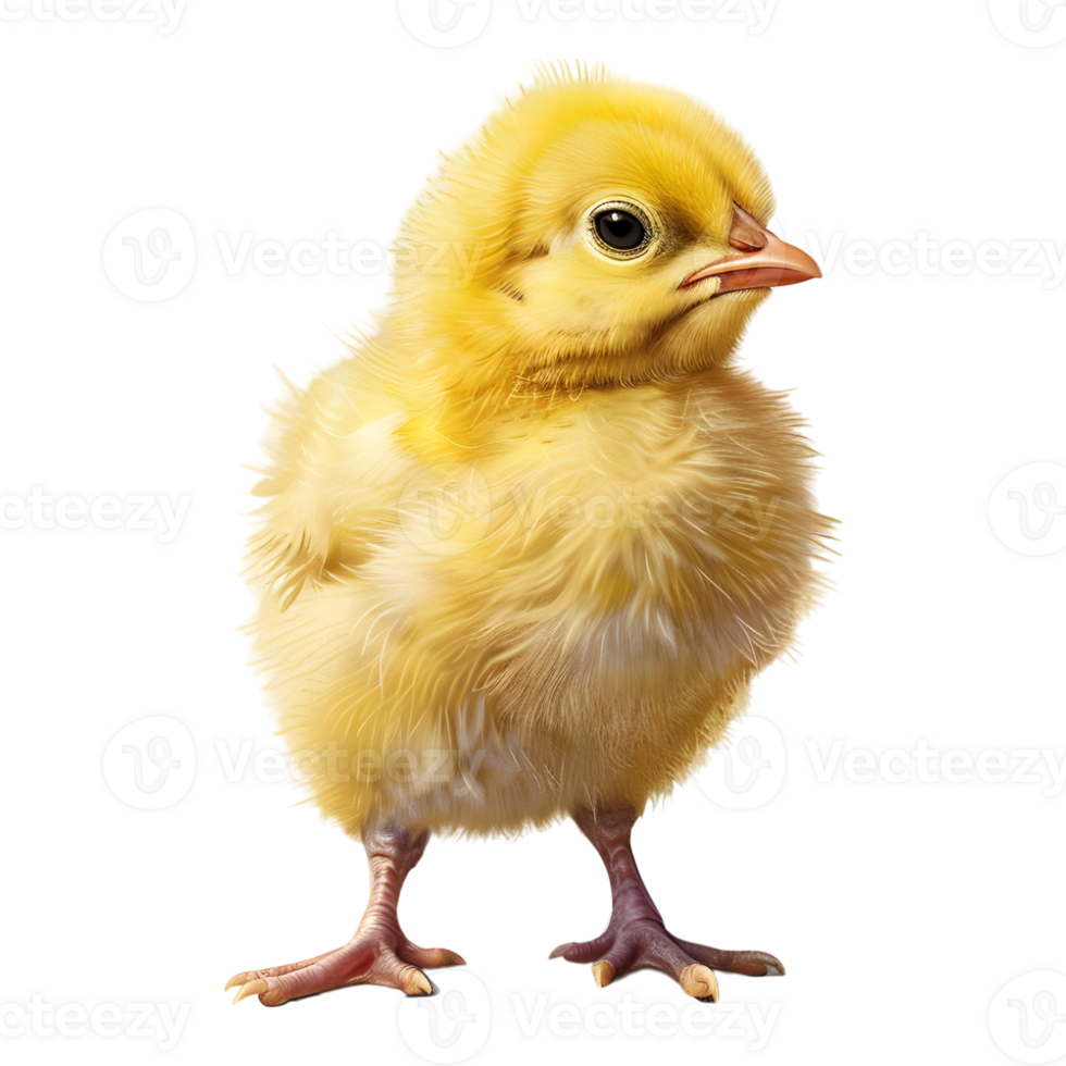 Cute Little Chicken on Transparent Background png