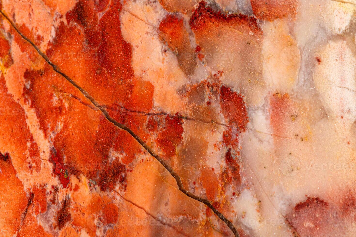 Macro stone Jasper mineral on white background photo