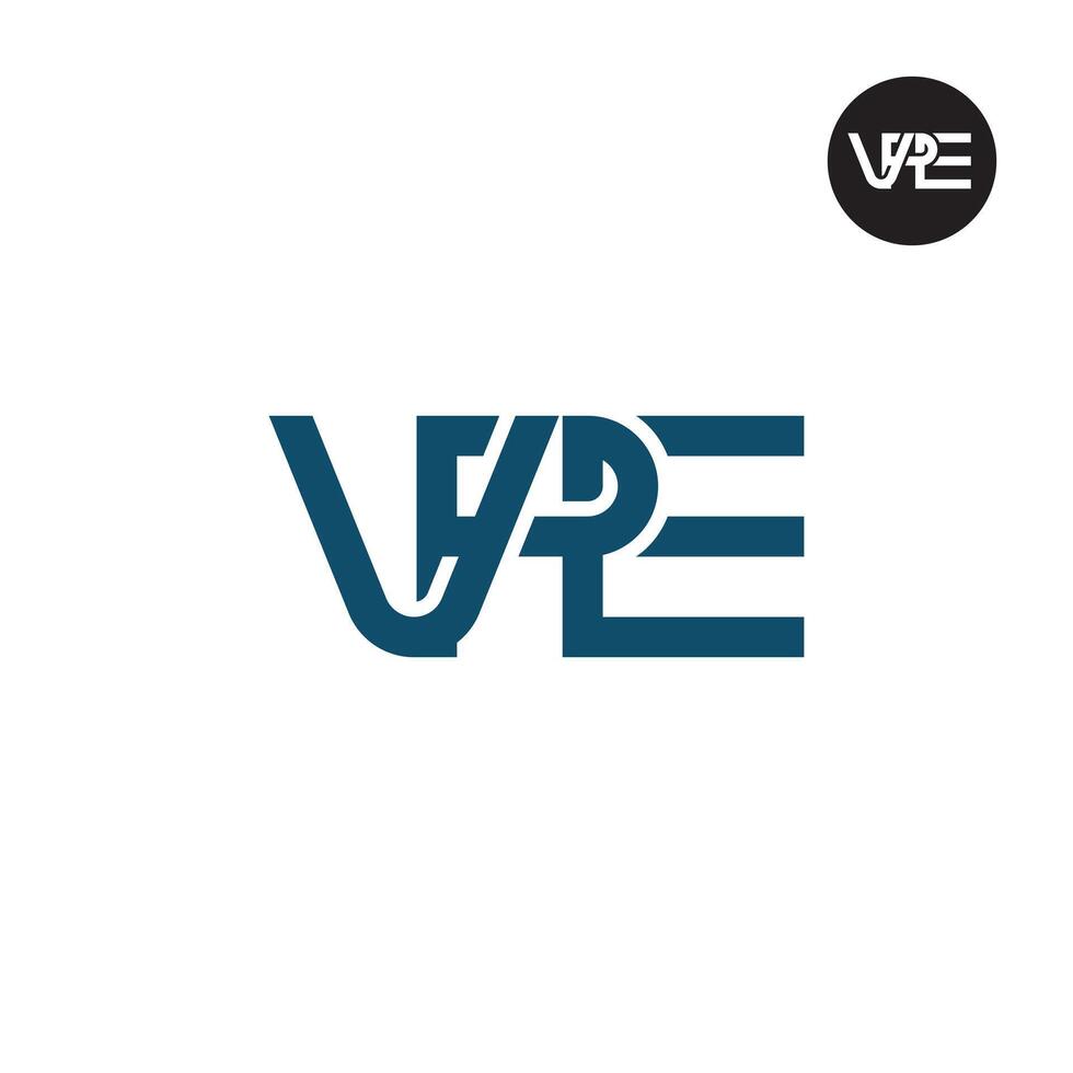 VPE Logo Letter Monogram Design vector