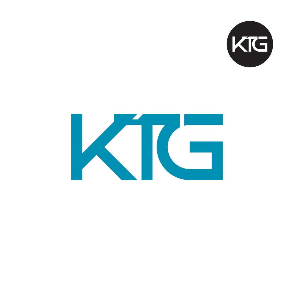 KTG Logo Letter Monogram Design vector