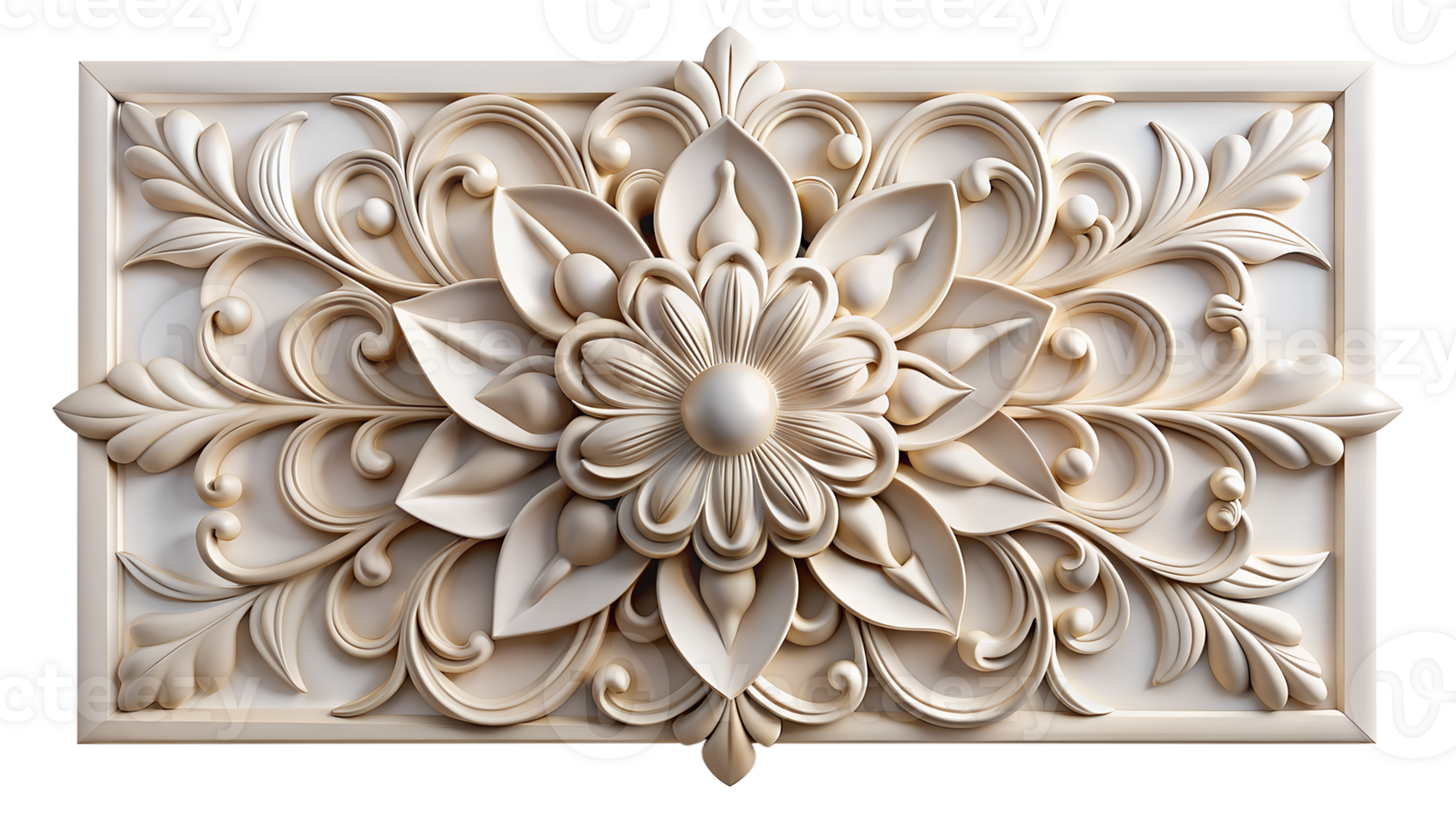 wall plaster decor 3d isolated on a background png
