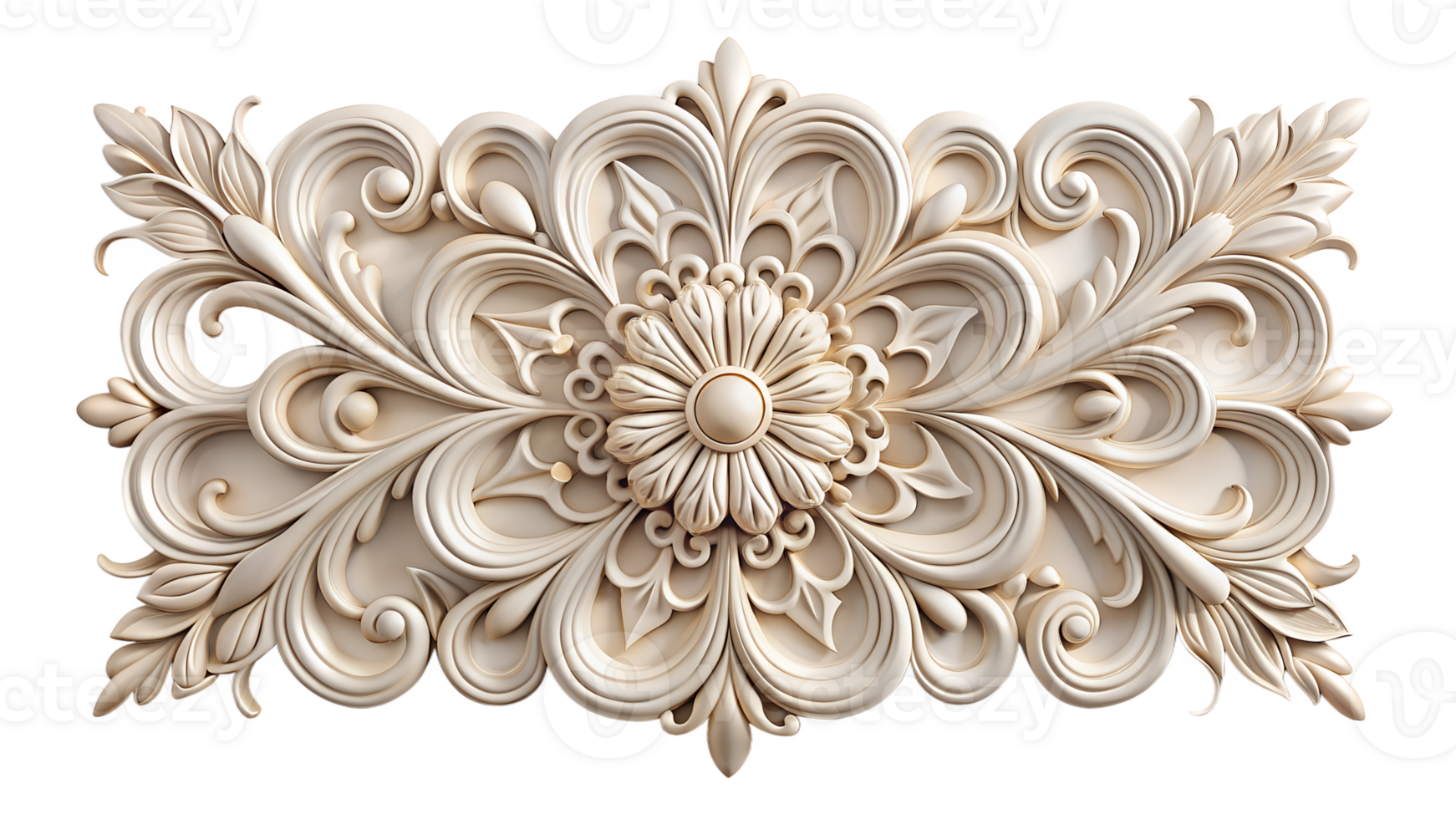 wall plaster decor 3d isolated on a background png