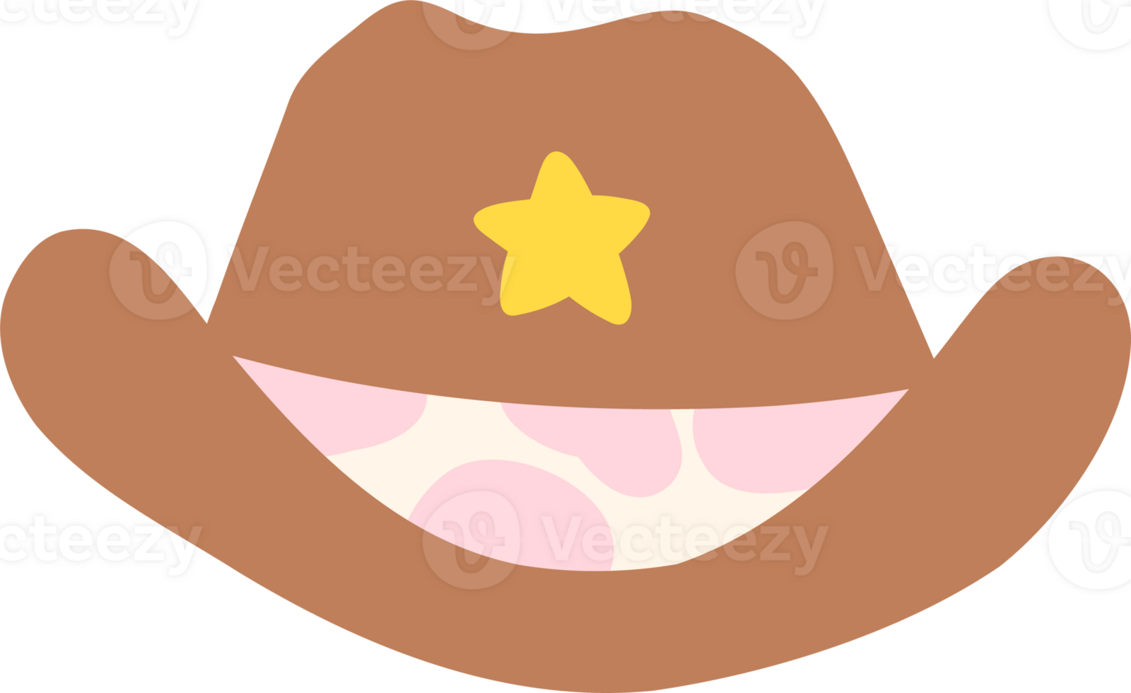 Western Baby Shower Cowboy Girl hat png