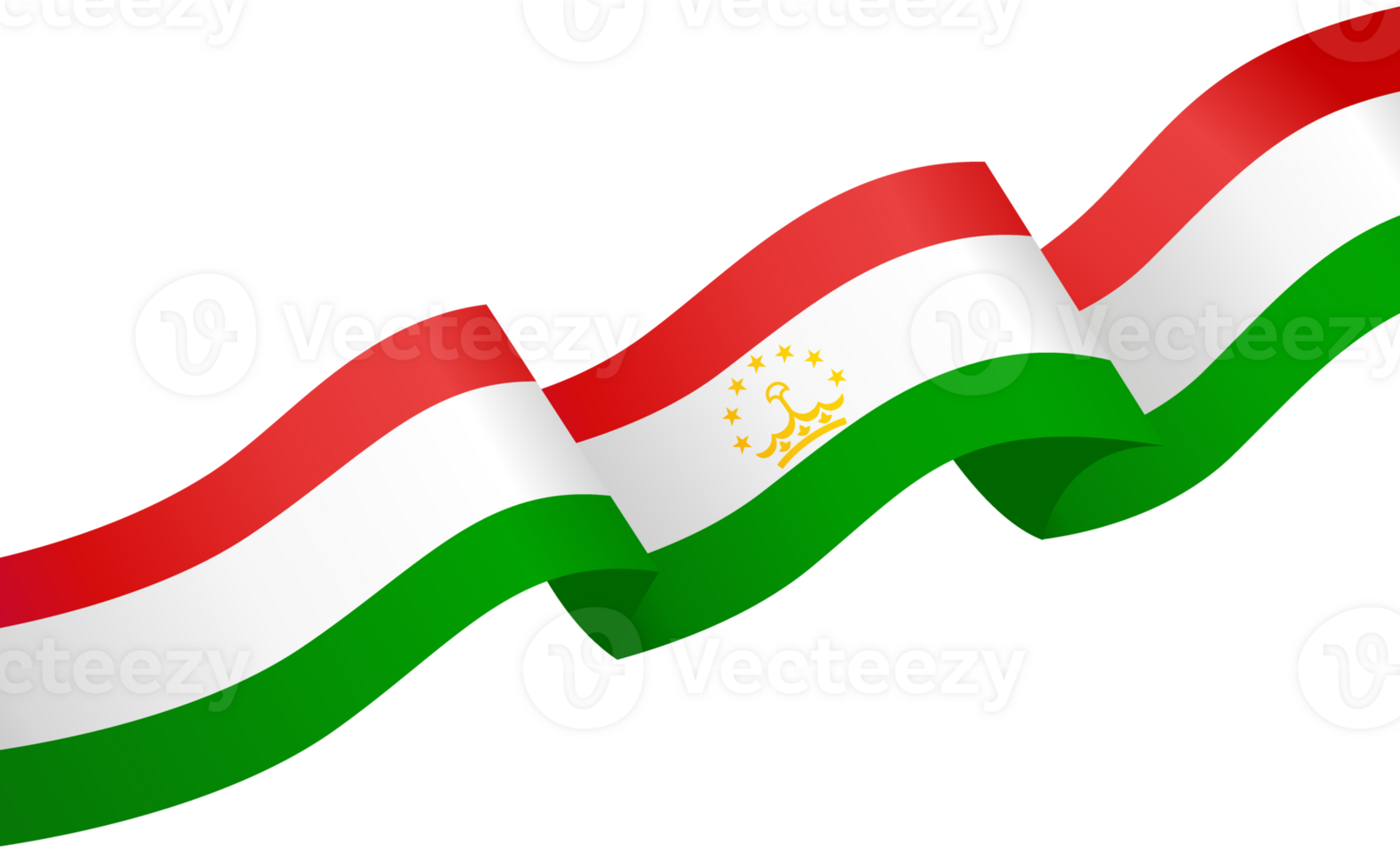 Tajikistan flag wave png