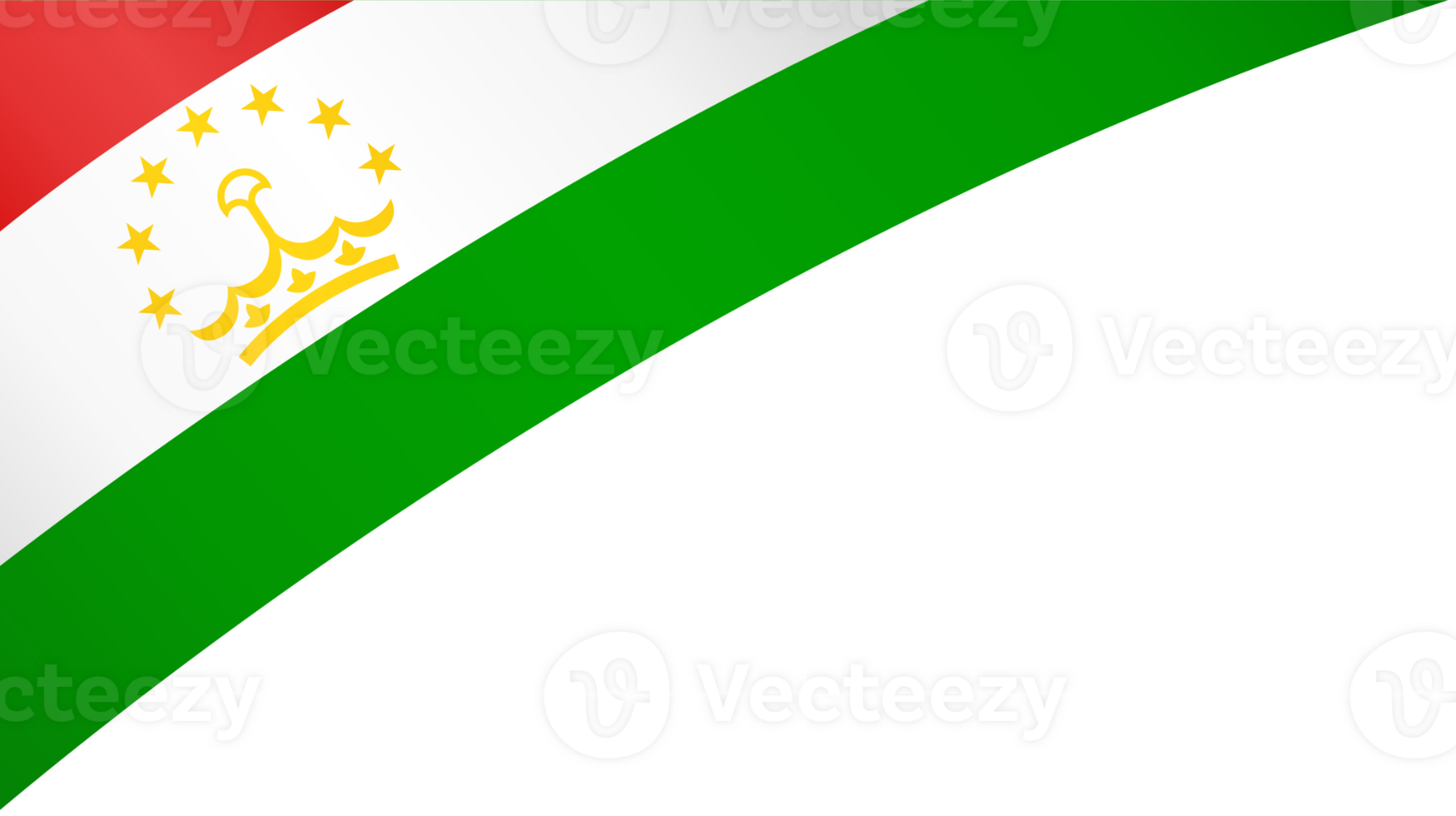 Tajikistan flag wave png