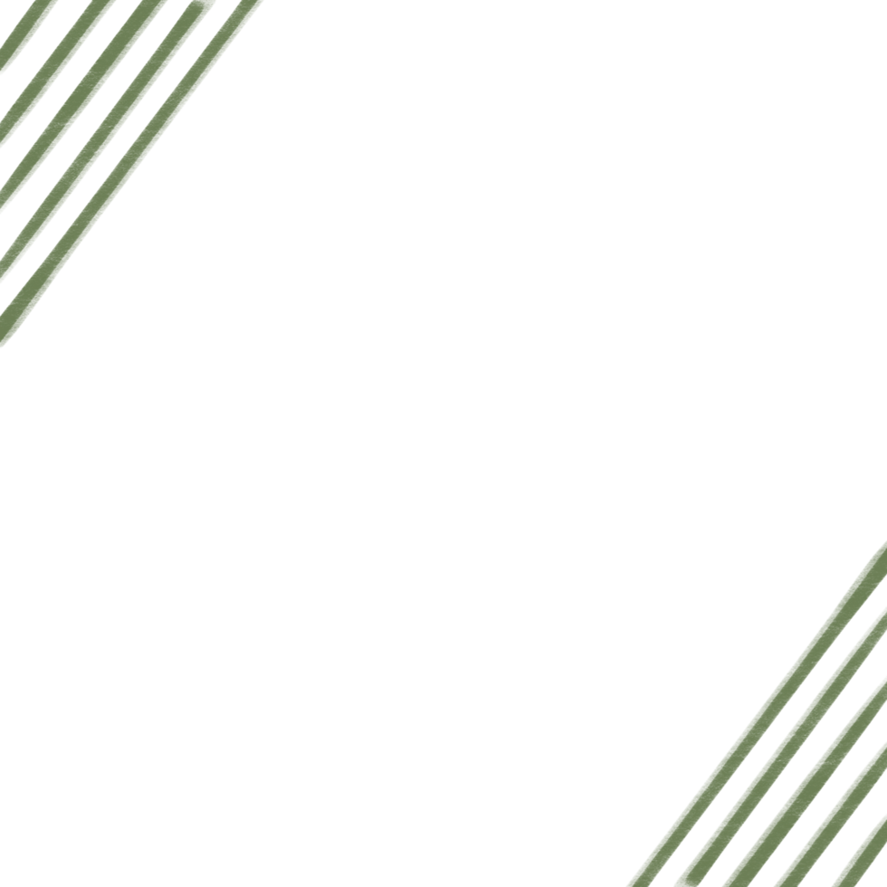 Green Diagonal Line Corner Border png