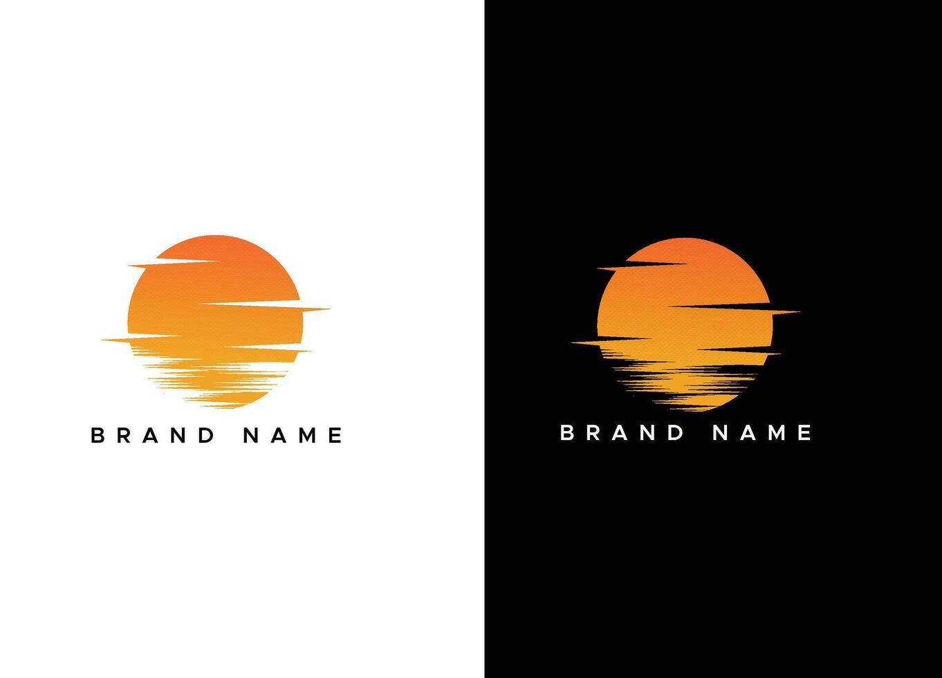 Sun Icon Logo design vector