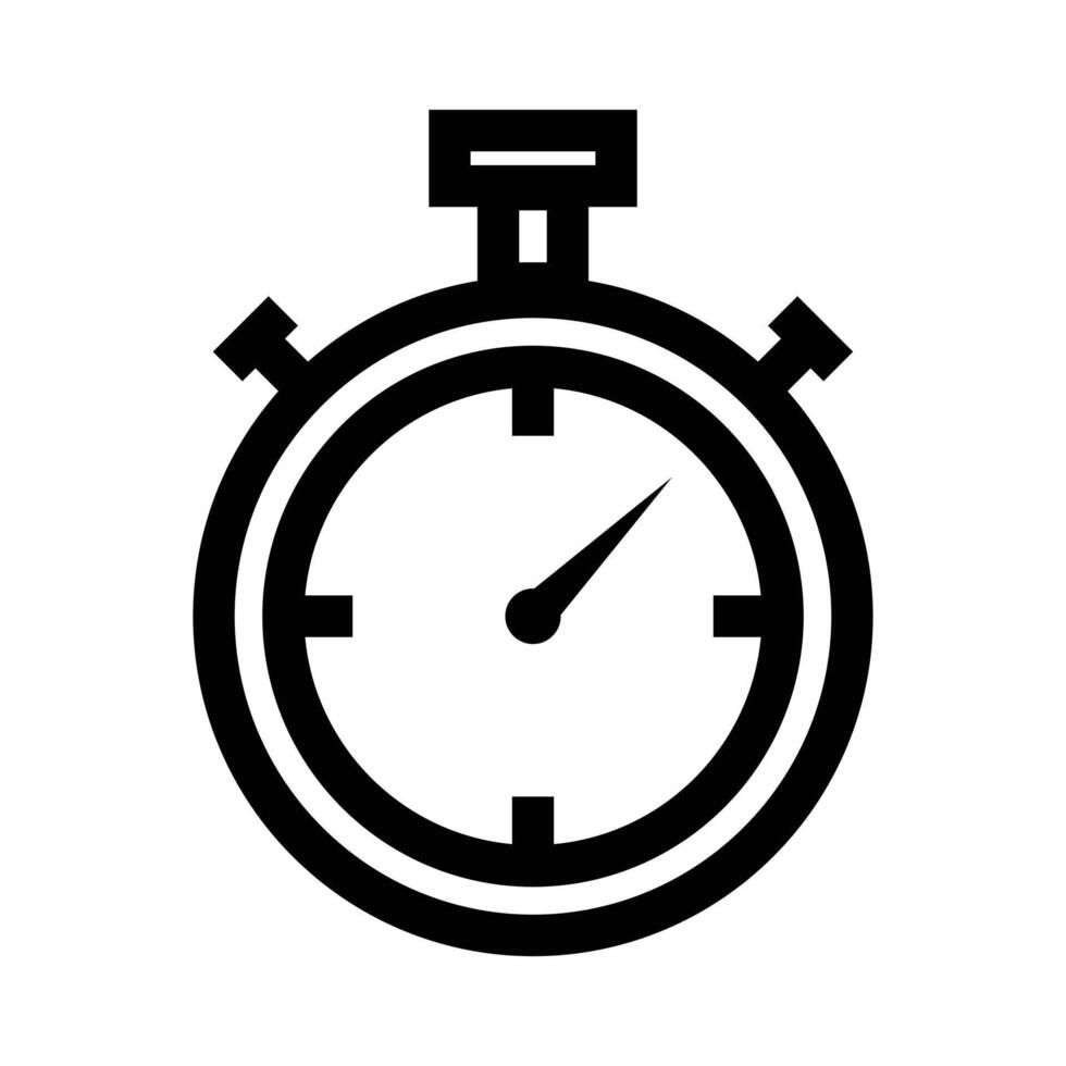 icon stopwatch design on white background vector