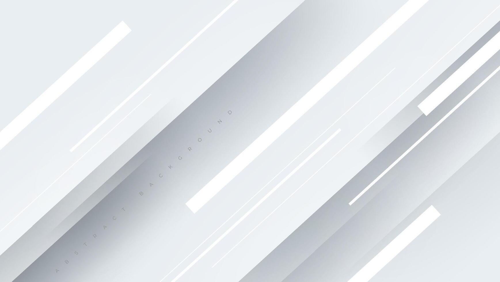 white and gray abstract background with diagonal lines pattern vector