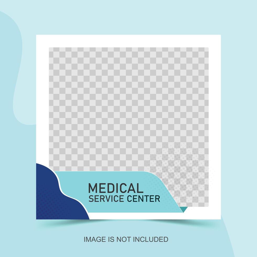 Medical healthcare web banner template design vector