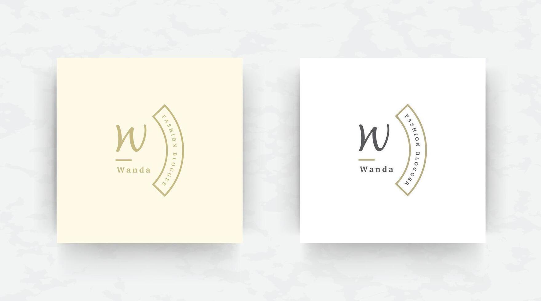 Elegant brand logo design template illustration. vector