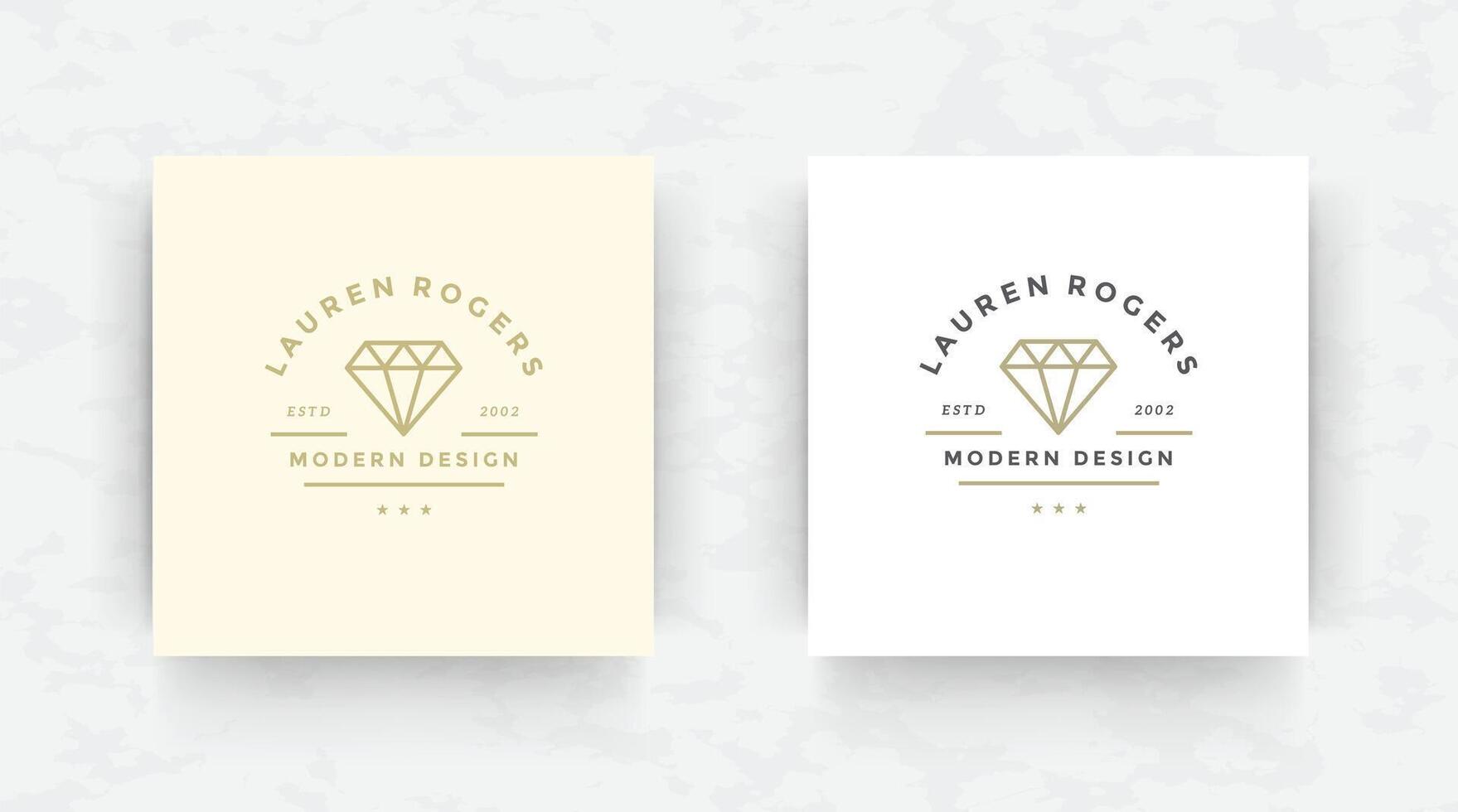 Elegant brand logo design template illustration. vector
