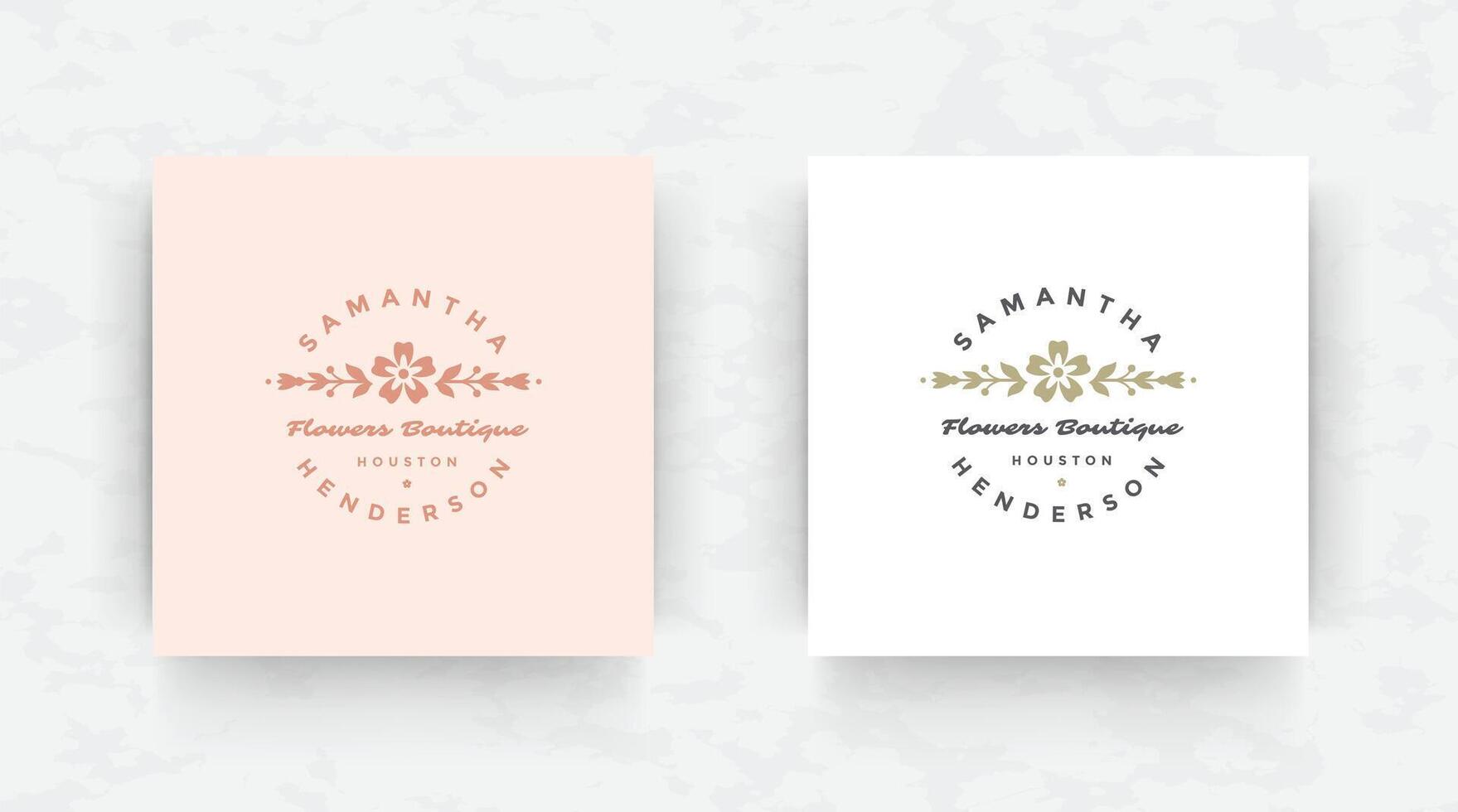 Elegant brand logo design template illustration. vector