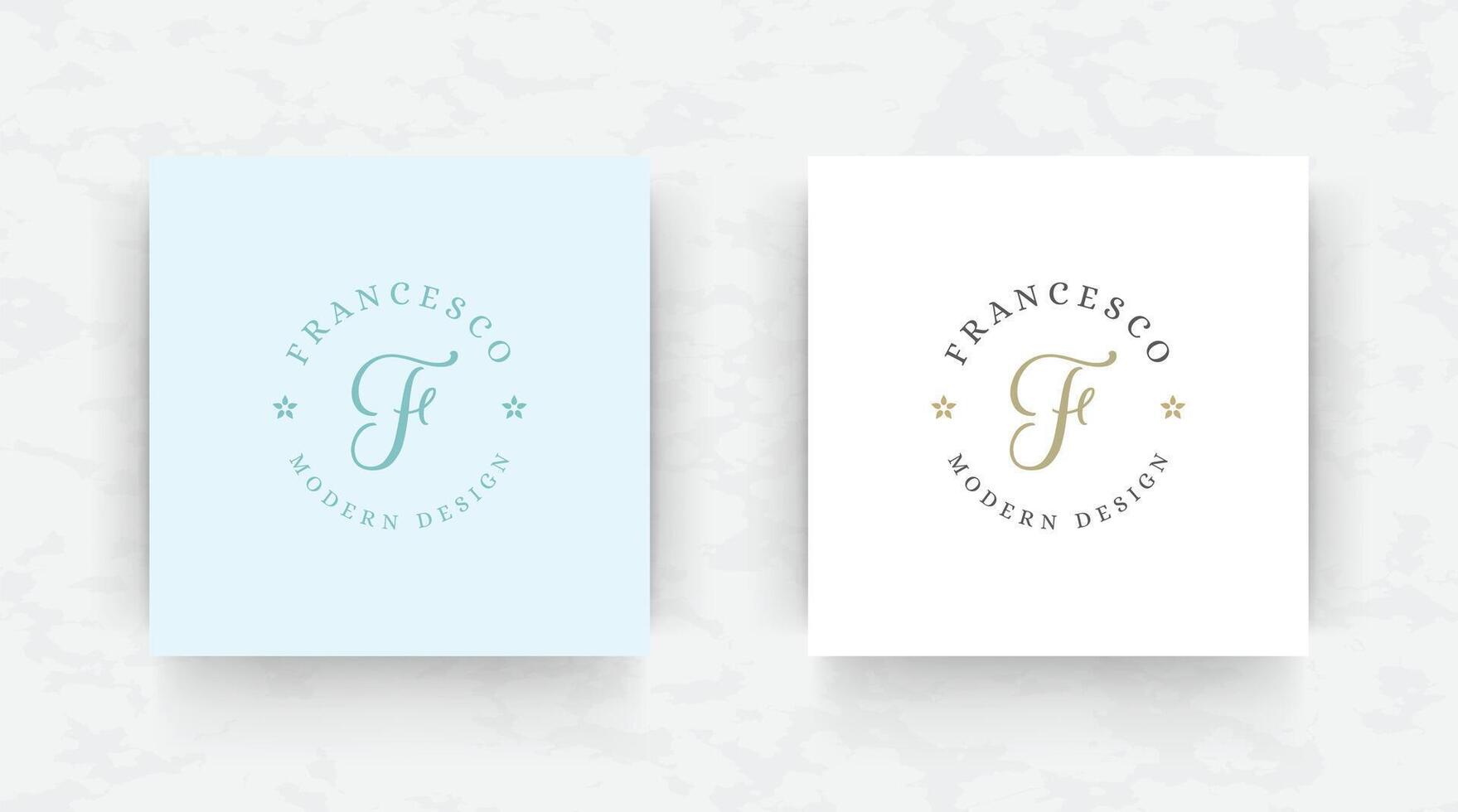 Elegant brand logo design template illustration. vector