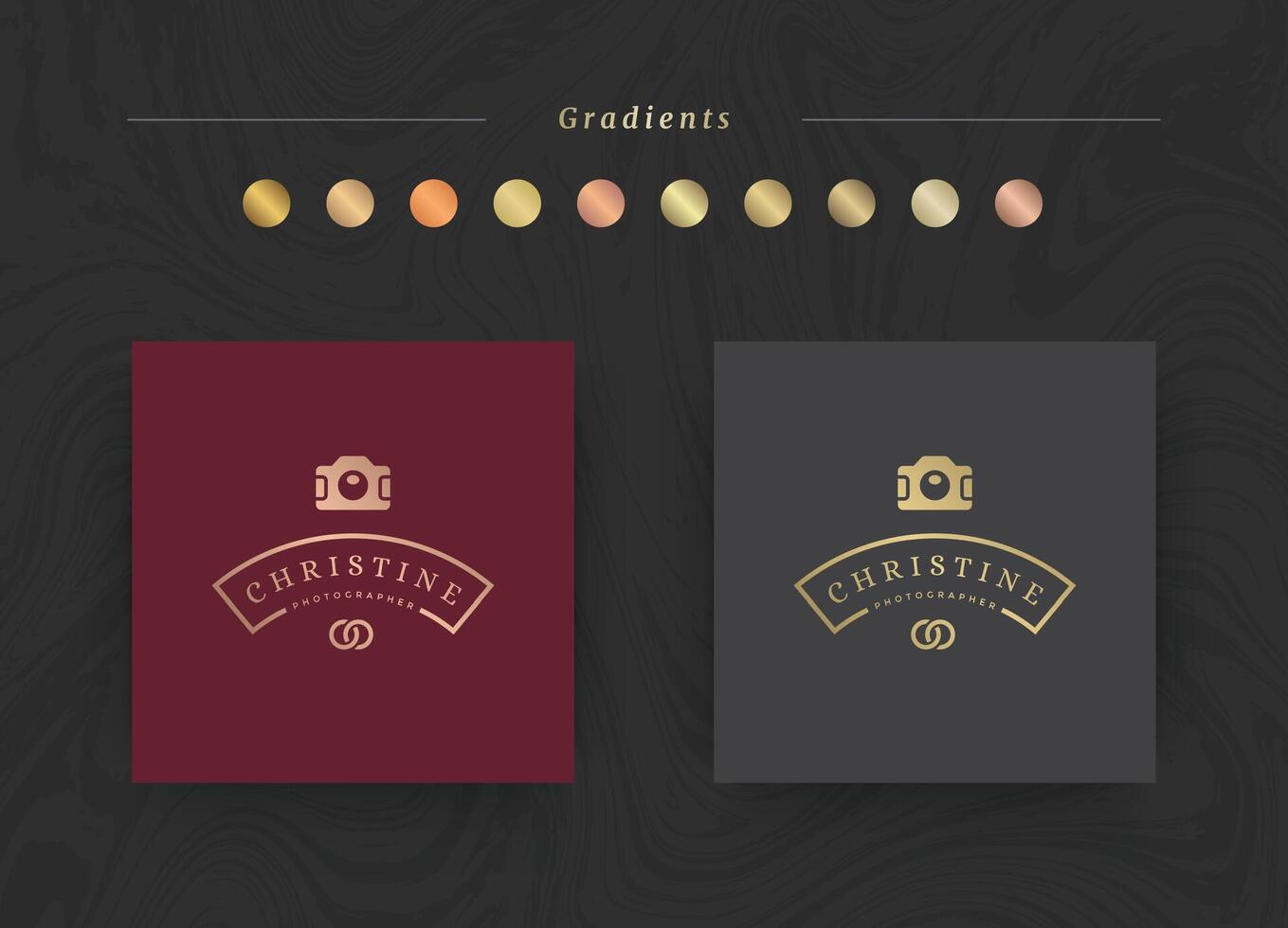 Elegant luxury brand logo design template illustration. vector