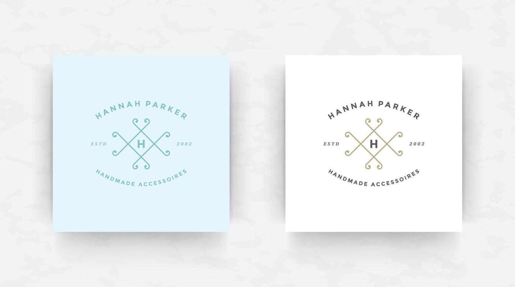 Elegant brand logo design template illustration. vector