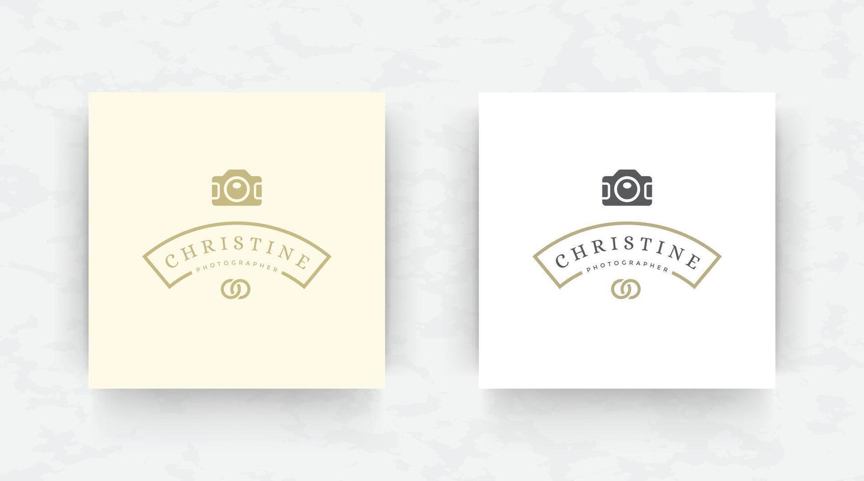 Elegant logo design template modern style illustration. vector