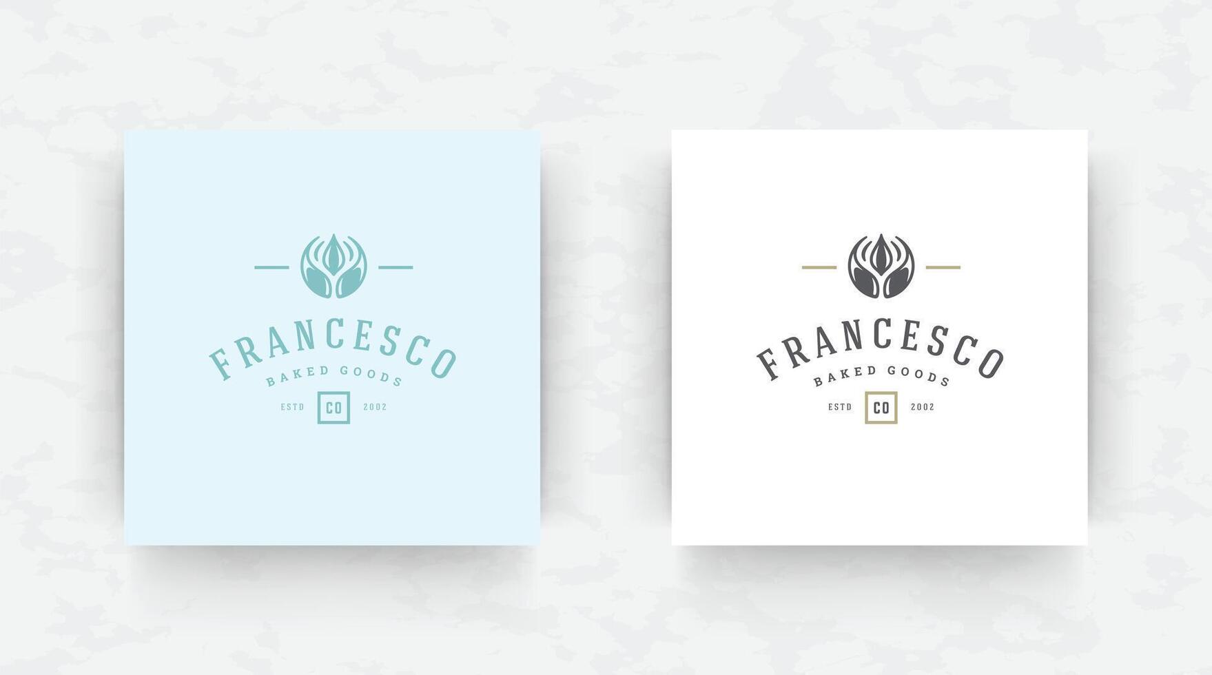 Elegant logo design template modern style illustration. vector
