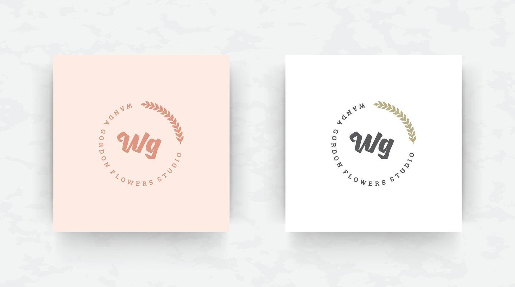 Elegant logo design template modern style illustration. vector