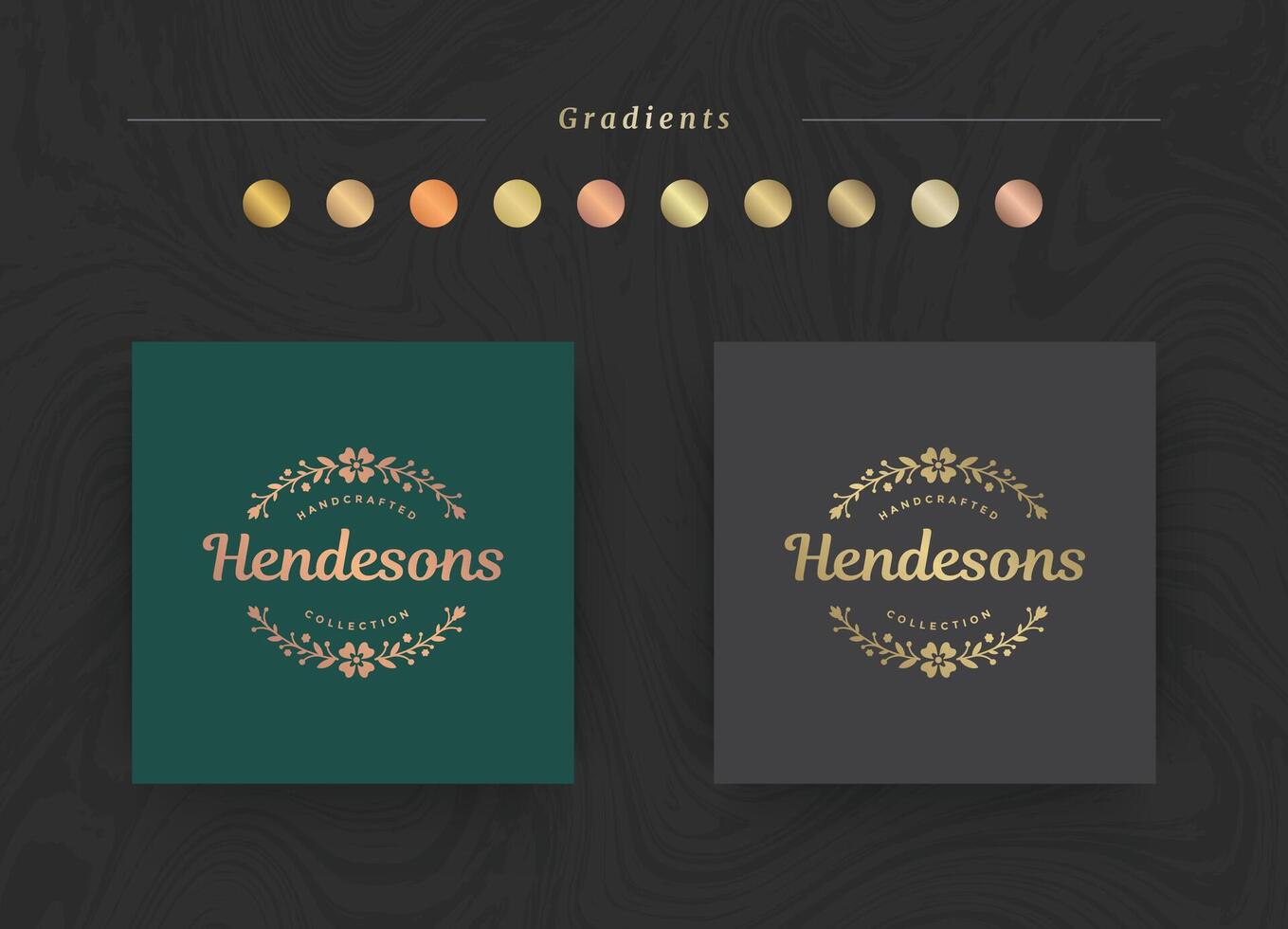 Elegant luxury brand logo design template illustration. vector