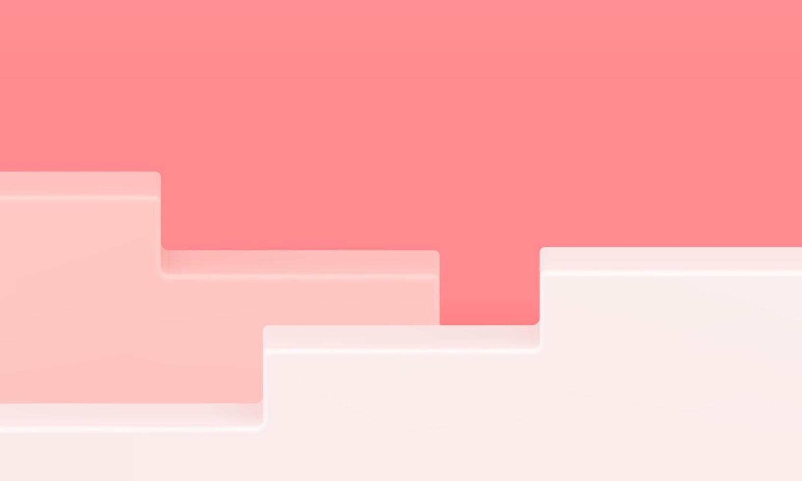 Champion stairs contest reward podium celebration two staircase 3d studio background vector