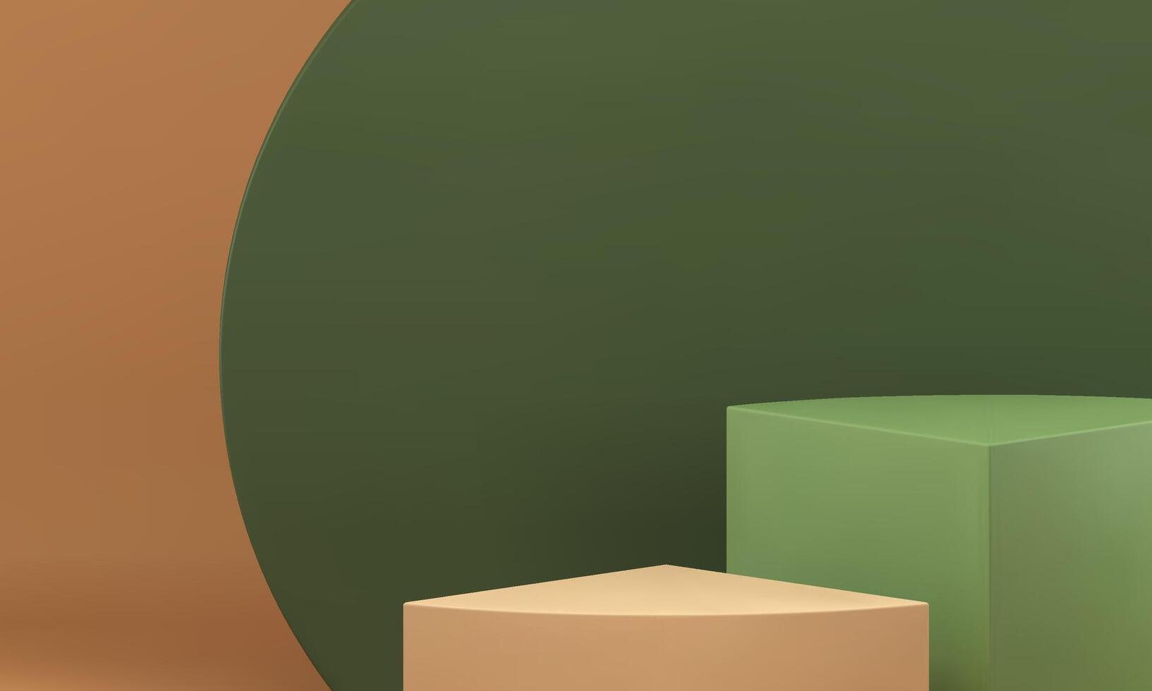 3d pedestal award arena stairs geometric form foundation minimalist studio background vector