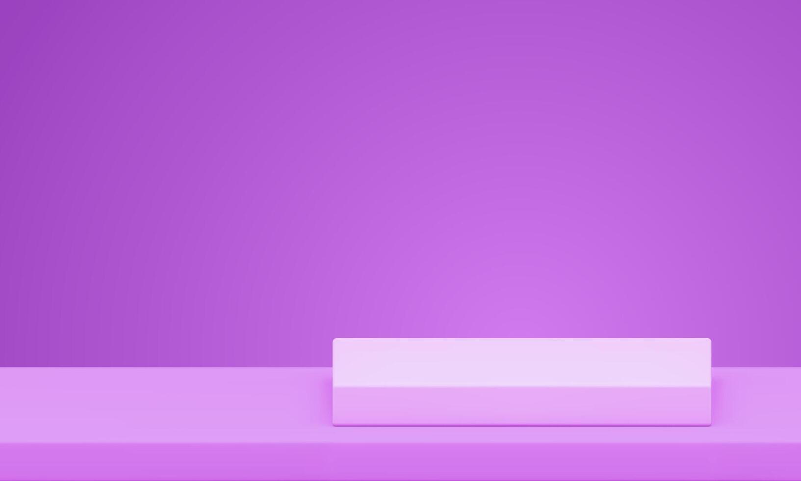 Purple 3d podium squared block platform geometric stage for promo product presentation vector